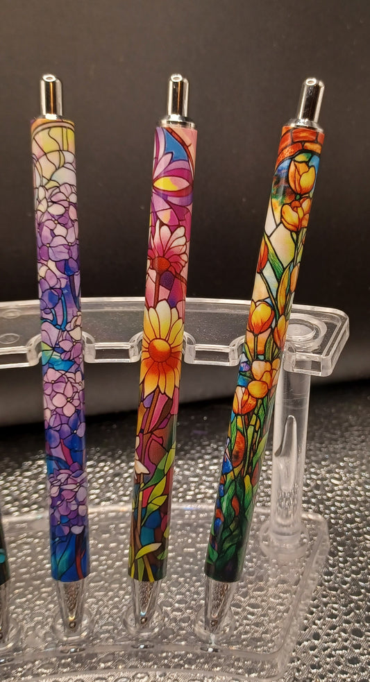 Stain Glass Pen Set